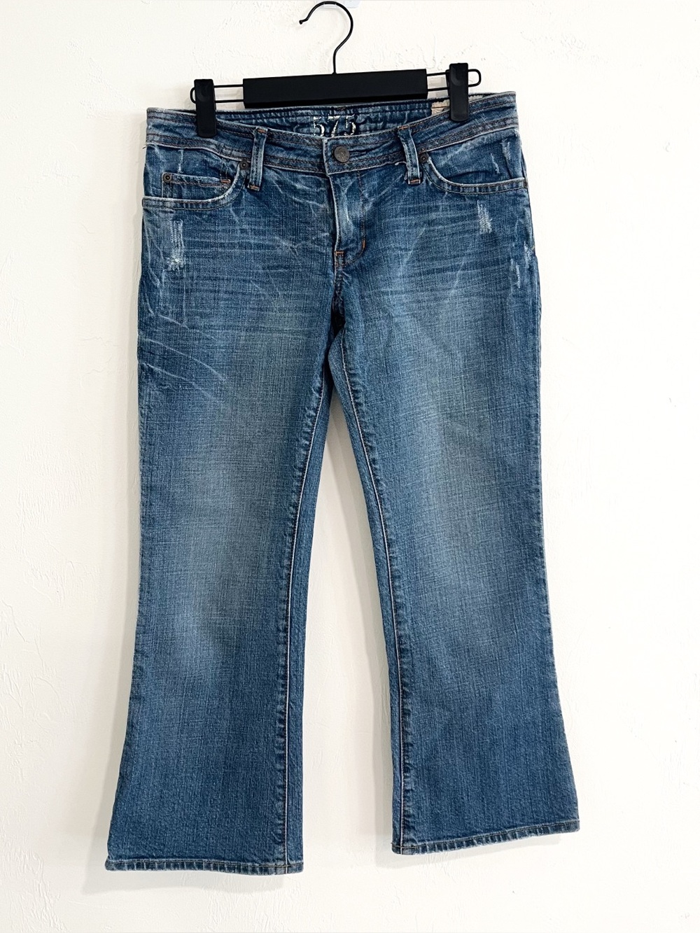 575 Kick Crop Low Rise Denim Jean Capris Size 27 Y2K 2000s